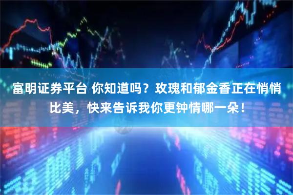 富明证券平台 你知道吗？玫瑰和郁金香正在悄悄比美，快来告诉我你更钟情哪一朵！